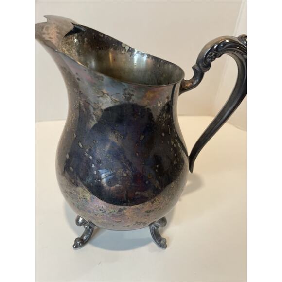 Vintage Mid Century FB Rogers Silver Co Silverplate Water Pitcher - Picture 3 of 12